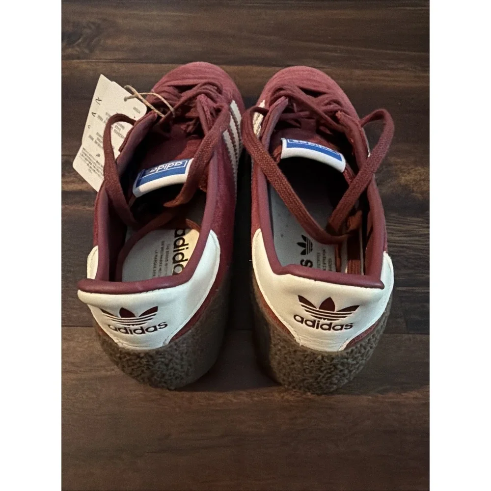 New Adidas Mens Montreal 76 Casual Athletic Shoes Size 8 Maroon Suede